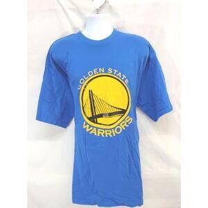 Mens Blue Golden State Warriors Short Sleeve T-Shirt By Nona-T